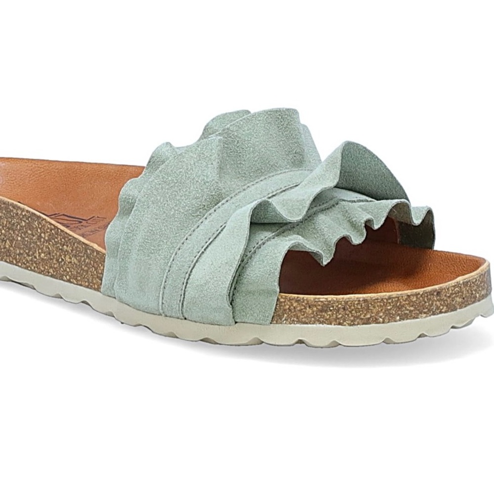 Miz Mooz Rocio Sandals color Sage.  Size 9.5 (EU41)